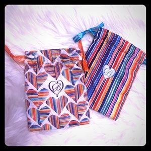 Set of 2 Brighton jewelry dust bag